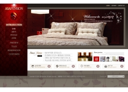 酒店介绍网站界面设计模板
