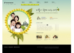 家庭人物网站设计模板
