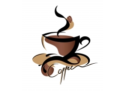 咖啡图标标志设计素材