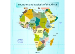 非洲国家地图