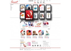 购物商城网页韩版模板