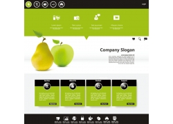 创意水果网站设计